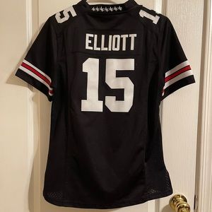 Black Ohio State Ezekiel Elliott Jersey